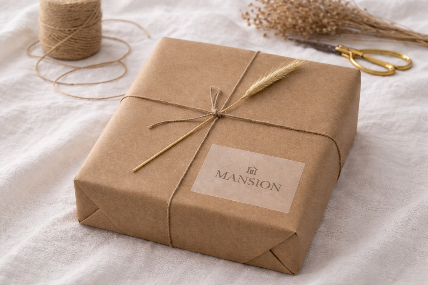 Light Grey Linen Bedding Set