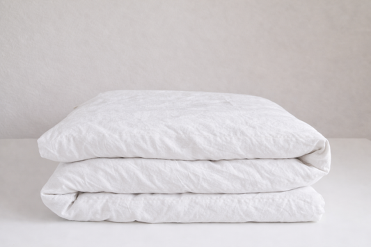 Off-white Linen Bedding Set