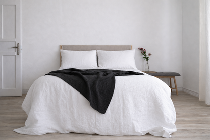Off-white Linen Bedding Set