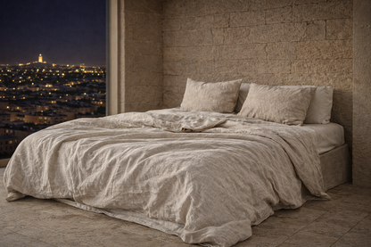 Natural Linen Bedding Set