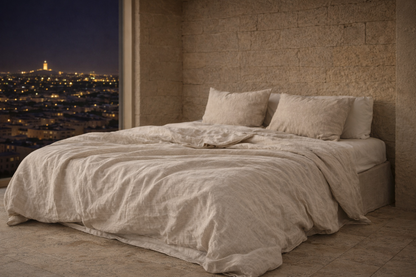 Natural Linen Bedding Set