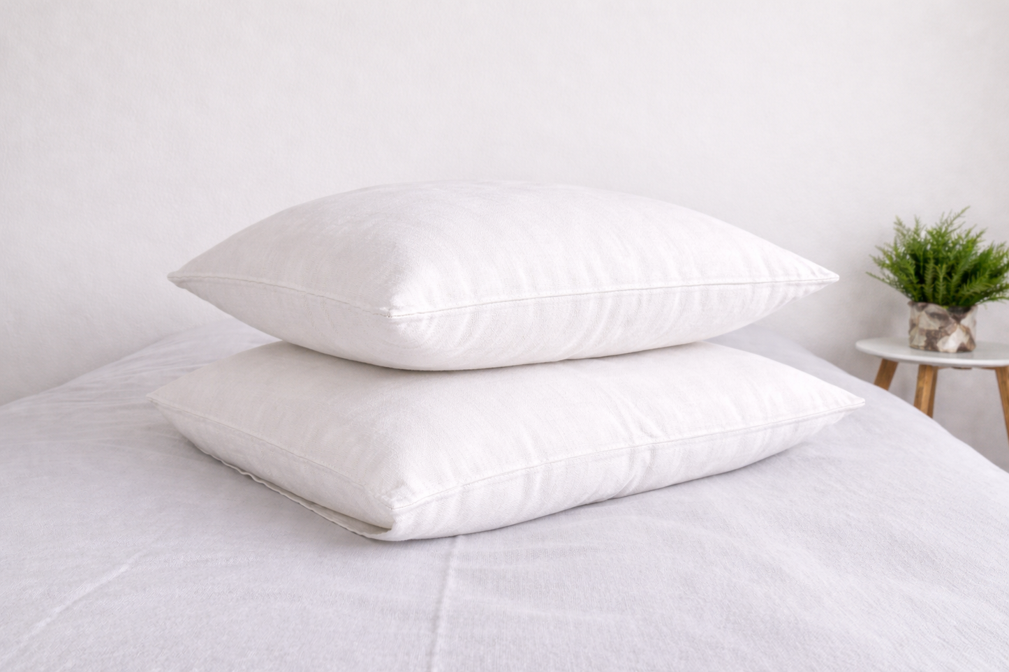 Off-white Linen Bedding Set